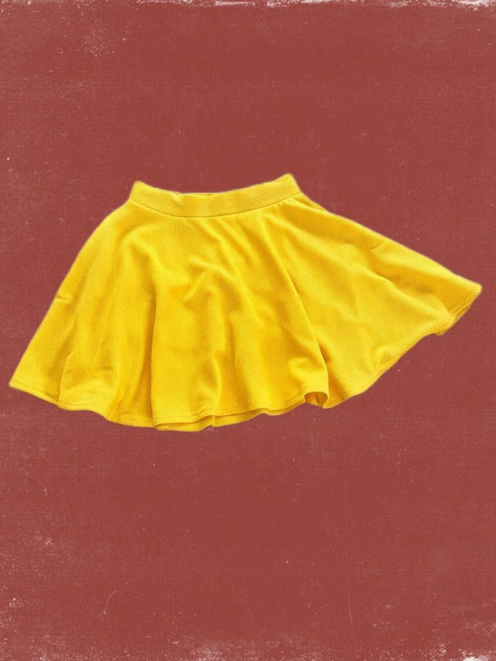 Yellow Flared Skirt - Women